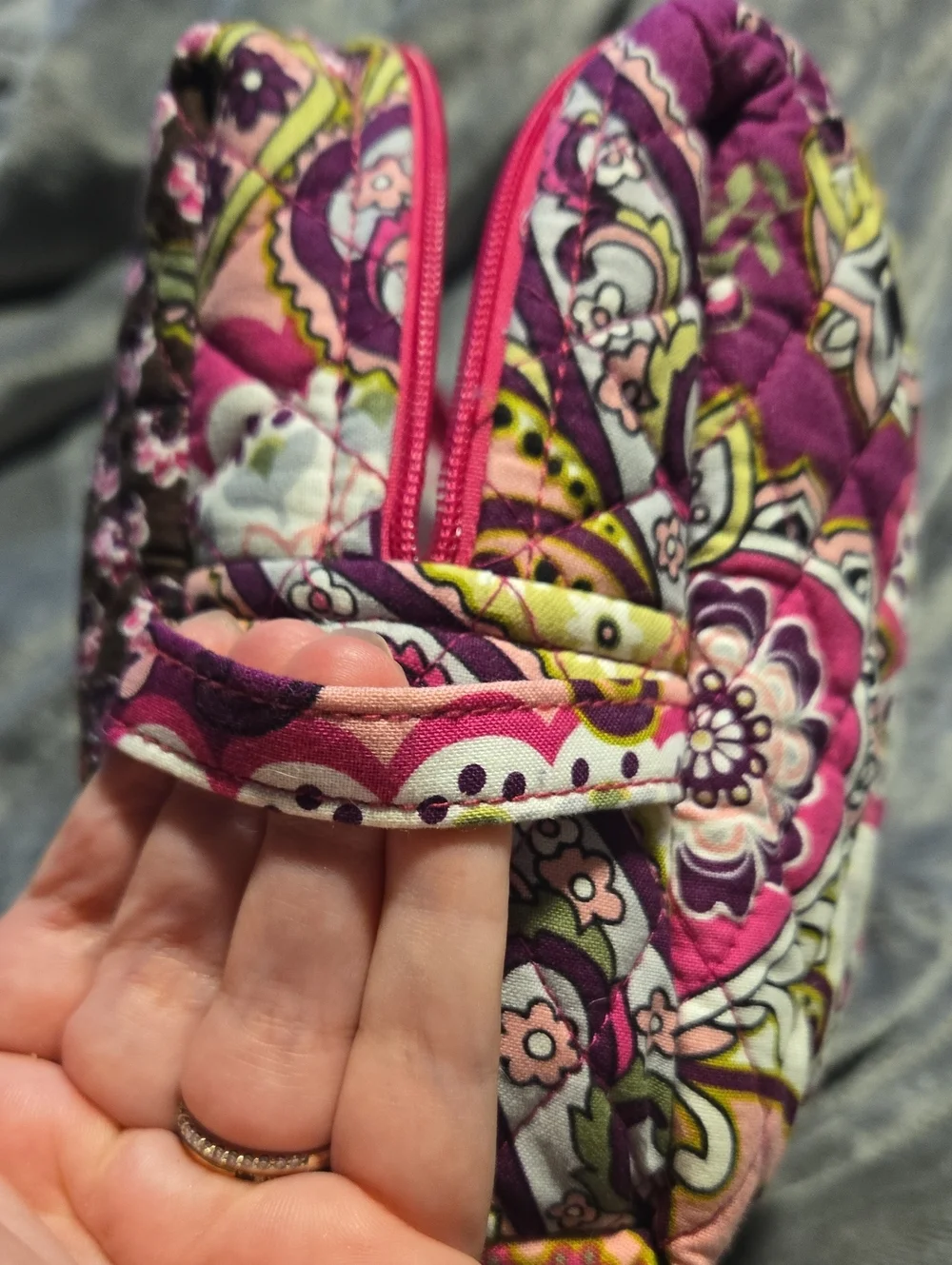 Vera Bradley makeup bag